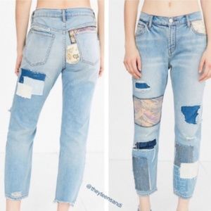 Urban Outfitters BDG Boyfriend Patch Jeans